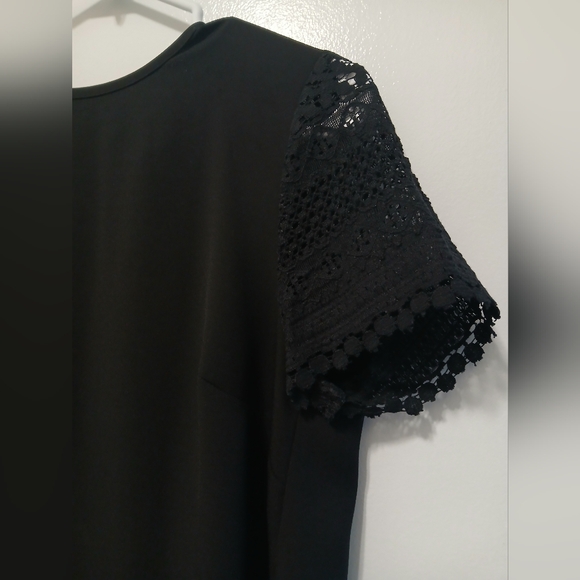 Michael Kors Crochet Sleeve Blouse - Picture 7 of 8